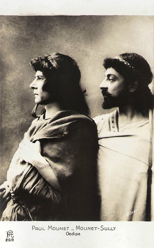 Paul Mounet and Mounet-Sully in Oedipe