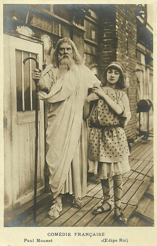 Paul Mounet as Tiresias in Oedipe roi