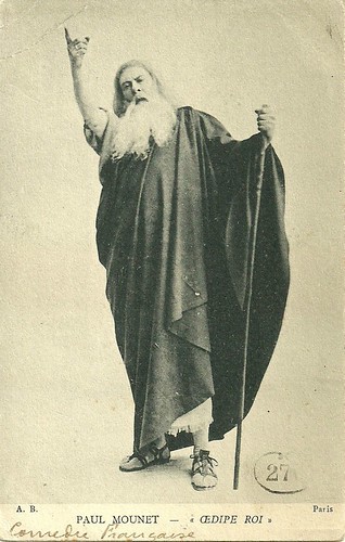 Paul Mounet in Oedipe roi