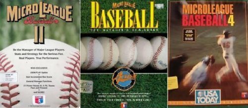 MicroLeague Baseball II-III-IV Front Covers