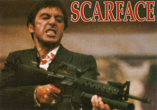 Al Pacino in Scarface (1983)