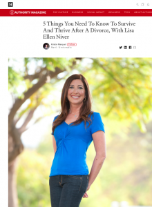 Lisa Niver interviewed about how to survive and thrive after divorce