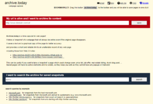 Archive.today - A Time Capsule for Web Pages