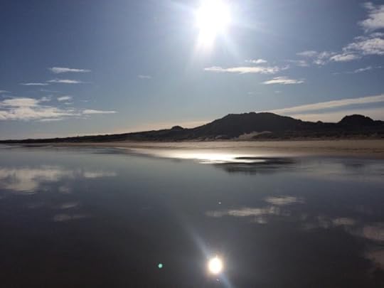 Social distancing at Fraserburgh beach