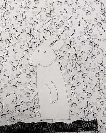 Spring 2019, Rabbit with book