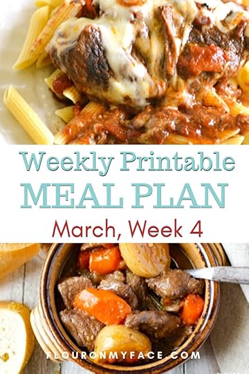 March Meal Plan Week 4 preview image