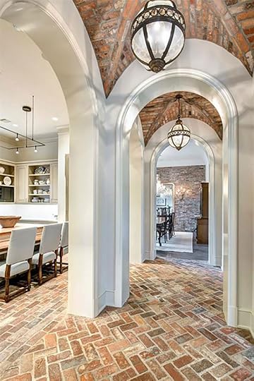 reclaimed brick groin vaulted ceiling