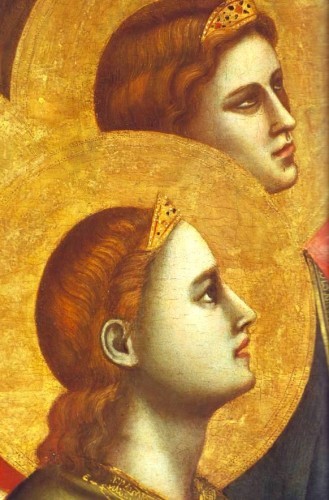 Angels venerating the Madonna Giotto