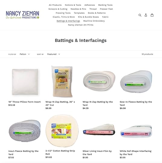 Shop Pillow Forms and Batting and Interfacing at ShopNZP.com