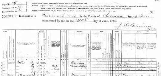 US census, genealogy research, what did old census records look like?