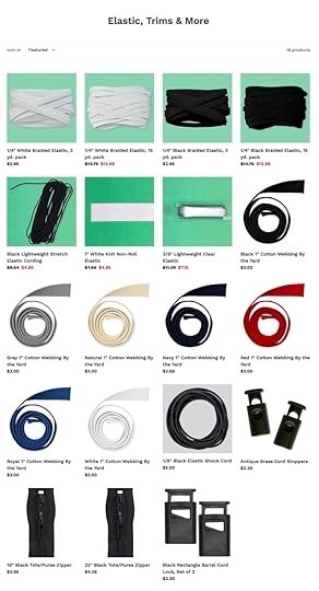 Shop Elastic, Webbing, Zippers and more at ShopNZP.com