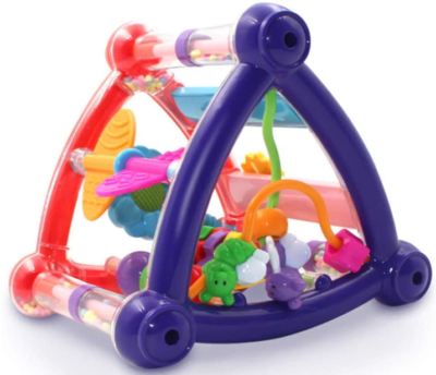 This is an image of babie's activity cube toy 