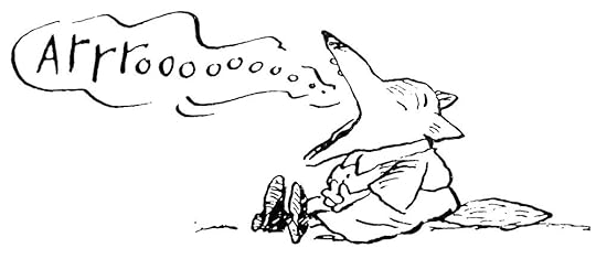 From Little Wolf’s Book of Badness by Ian Whybrow, ill. by Tony Ross (Collins 1995) | Illustration © 1995 by Tony Ross