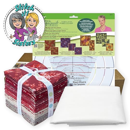 Carefree Curves in Quilts Bundle Box with Sof-Shape Interfacing available at ShopNZP.com