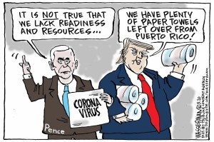 Trump Carona Paper Towels 3:27:20