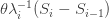 \theta\lambda_i^{-1}(S_i-S_{i-1})