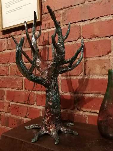 Raku Sculpture - Tree of Life