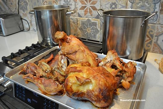 Roasted chicken and turkey bones 3