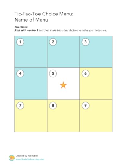 Home Learning with Choice Boards During School Closures