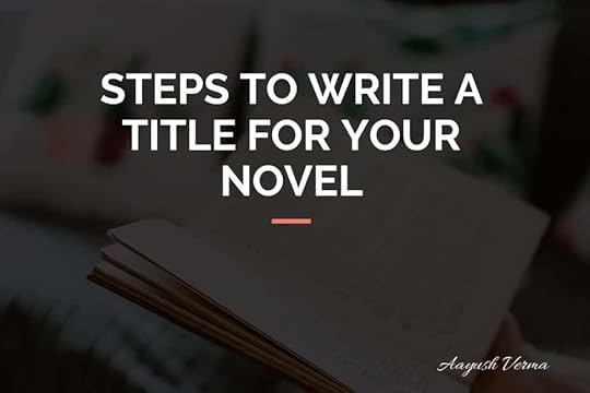 Novel Title Writing