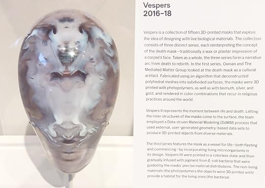 Neri Oxman Death Masks Bacteria as Materials Ecology 