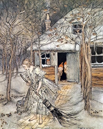 Strawberries in the Snow by Arthur Rackham