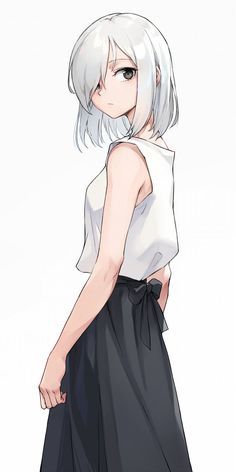 717 Best Anime girls with white hair images in 2020 | Anime, Anime ...