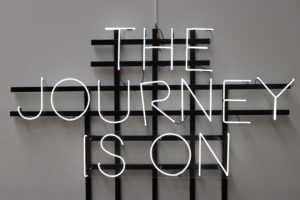 The journey is on