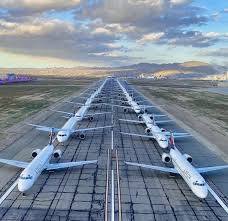 Photos : Thousands Of Grounded Aircrafts Parked At Airports Due To ...