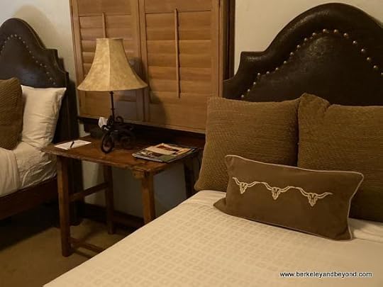 guest room at Gage Hotel in Marathon, Texas