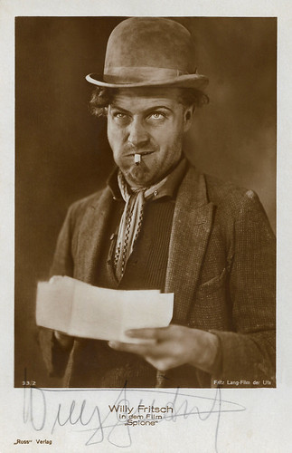 Willy Fritsch in Spione (1928)