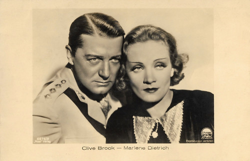 Clive Brook and Marlene Dietrich in Shanghai Express (1932)