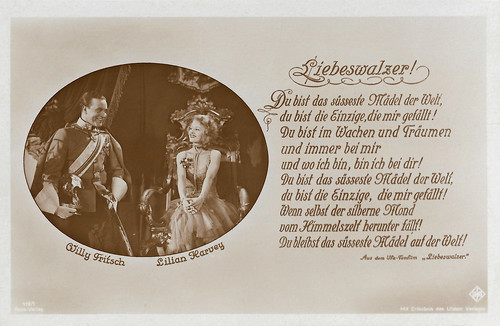 Willy Fritsch and Lilian Harvey in Liebeswalzer (1930)