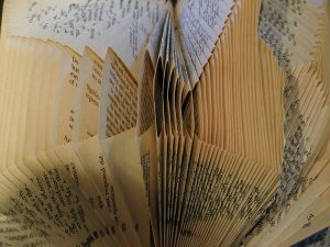 Art made from a book