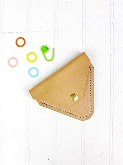 Allred Leather Co. Custom Leather Stitch Marker Pouch