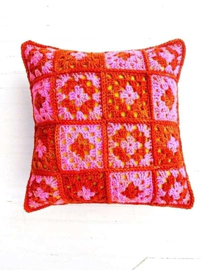 YarnYAY! April Hip to Be Granny Square Pillow by Vickie Howell