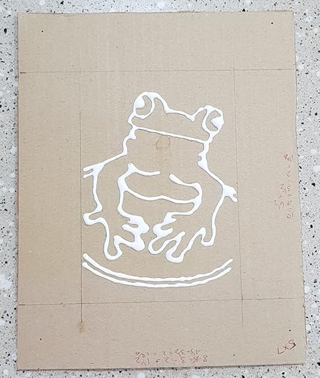 My frog, fully glued!