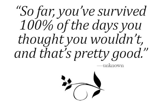 So far, you've survived QUOTE