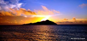 Sunset at Likuliku Lagoon Resort in Fiji by Lisa Niver