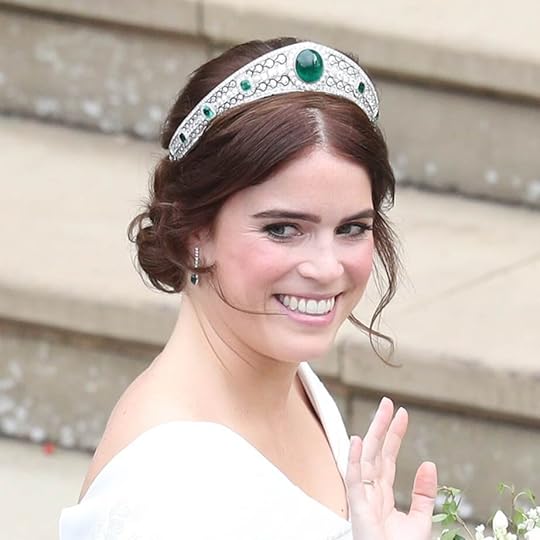 Princess Eugenie of the UK wearing the Greville Emerald Kokoshnik Tiara (1919)