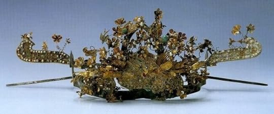 A Pearl and Emerald tiara (420–589, China)