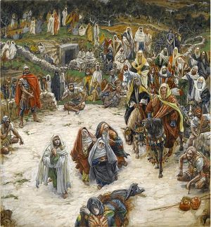 Jesus' view from the cross, James Tissot, Good Friday<br />
