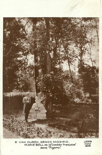 Genica Missirio, Marie Bell, and Ernst (Edmond) Van Duren in Figaro (1929)