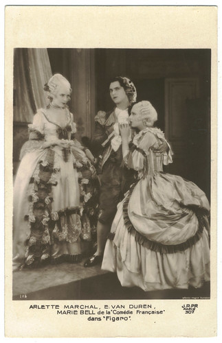 Figaro, with Arlette Marchal & E. van Duren & Marie Bell_JRPR; 307. Photo Roger Forster