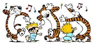 happy dance - Google Search | Calvin and hobbes, Calvin and hobbes ...