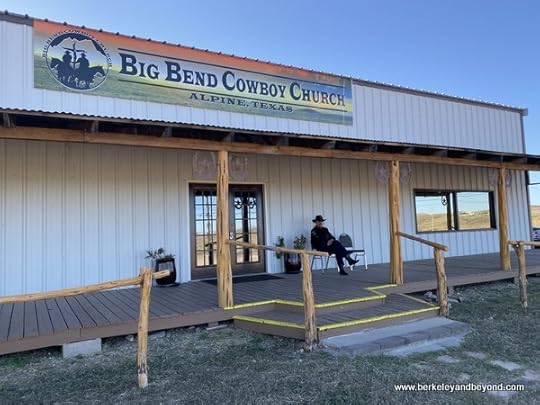 exterior of Big Bend Cowboy Church in Alpine, Texas