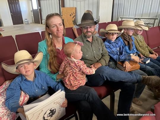 cowboy family at Big Bend Cowboy Church in Alpine, Texas