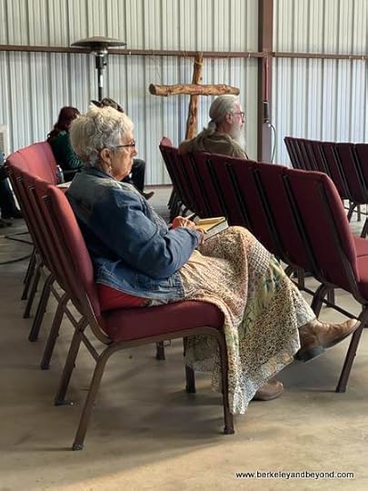congregants at Big Bend Cowboy Church in Alpine, Texas