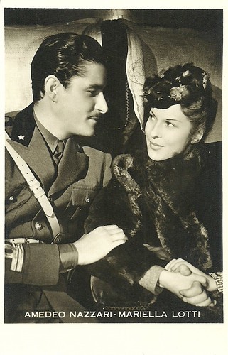 Amedeo Nazzari and Mariella Lotti in Quelli della montagna (1943)