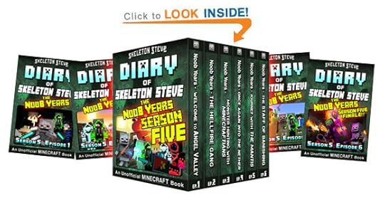 Read Skeleton Steve the Noob Years FULL SEASON FIVE NOW! Free Minecraft Book on K U!